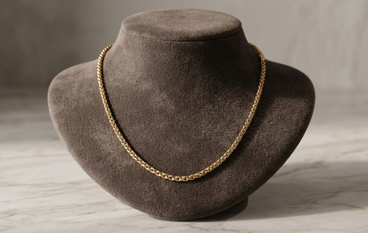 14K Gold Filled Classic Paperclip Chain Necklace